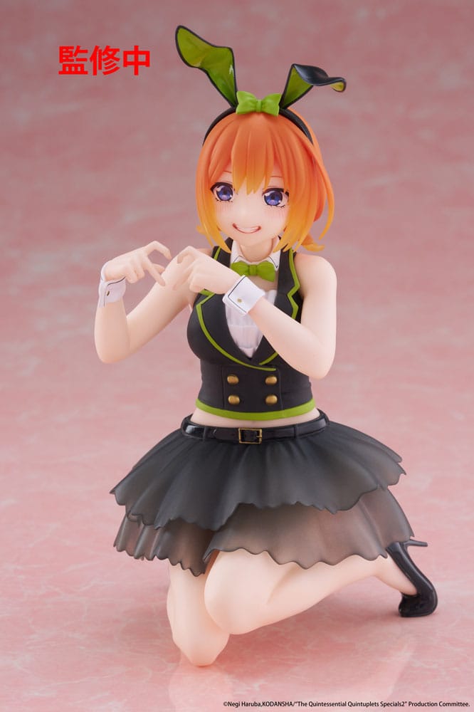The Quintessential Quintuplets Yotsuba Nakano Bunny PVC Statue Desktop Cute Figure 13 cm
