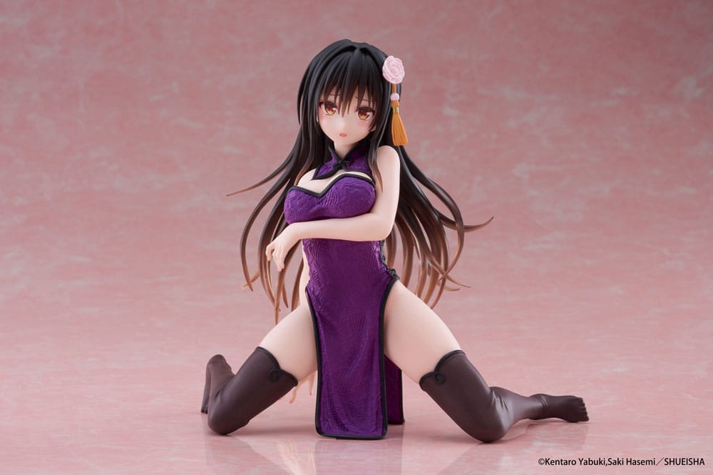 To Love Ru Darkness Yui Kotegawa Desktop Cute PVC Statue Chinese Dress Ver 13CM