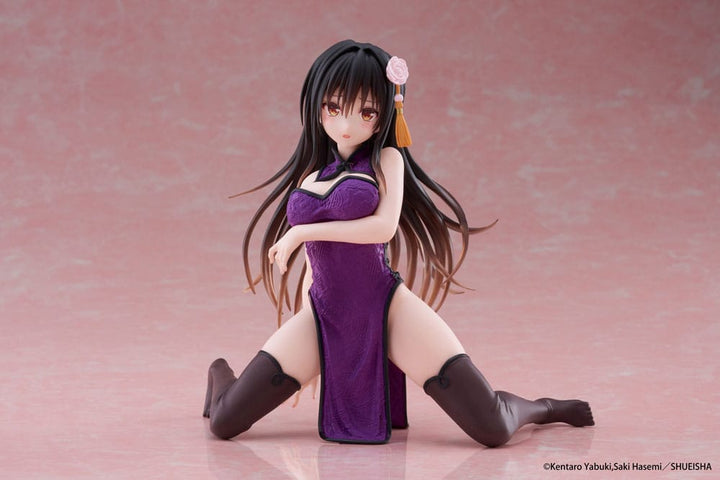 To Love Ru Darkness Yui Kotegawa Desktop Cute PVC Statue Chinese Dress Ver 13CM