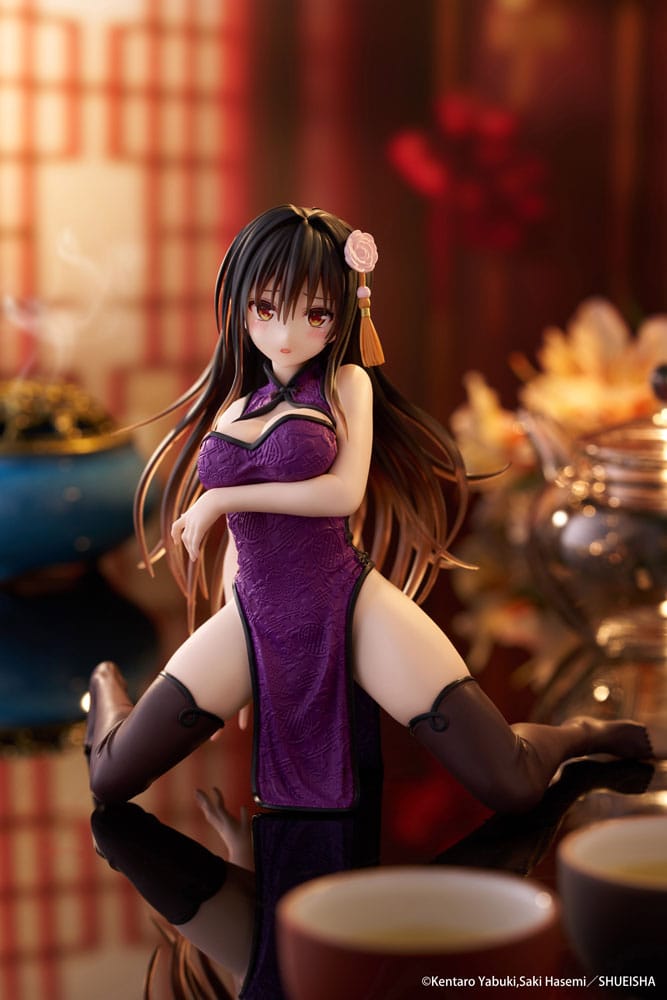 To Love Ru Darkness Yui Kotegawa Desktop Cute PVC Statue Chinese Dress Ver 13CM