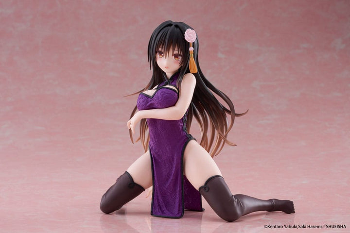 To Love Ru Darkness Yui Kotegawa Desktop Cute PVC Statue Chinese Dress Ver 13CM