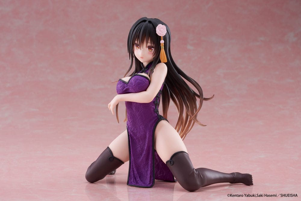 To Love Ru Darkness Yui Kotegawa Desktop Cute PVC Statue Chinese Dress Ver 13CM