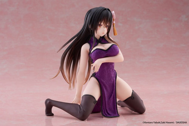 To Love Ru Darkness Yui Kotegawa Desktop Cute PVC Statue Chinese Dress Ver 13CM