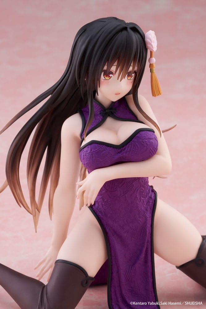 To Love Ru Darkness Yui Kotegawa Desktop Cute PVC Statue Chinese Dress Ver 13CM