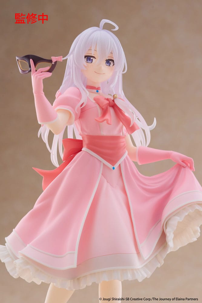 Wandering Witch Elaina Mask and Party Dress Ver The Journey of Elaina Coreful PVC Statue 18 cm