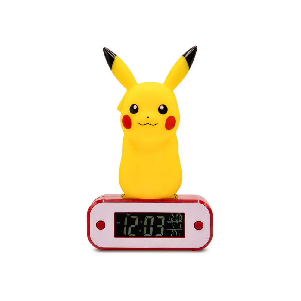 Pokémon Pikachu Alarm Clock Light 18 cm