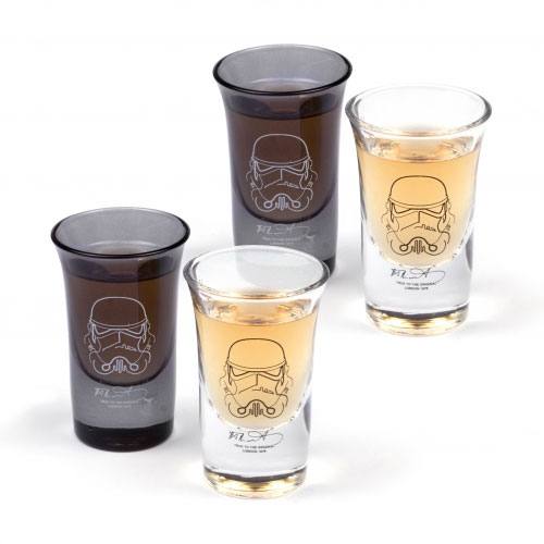 Original Stormtrooper Shot Glasses 4-Pack (Official)