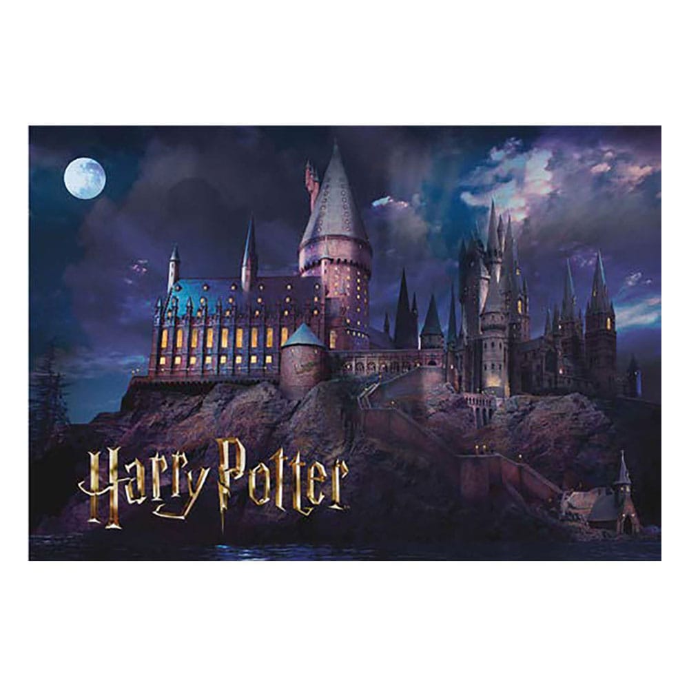 Hogwarts Castle Image Harry Potter Puzzle Set Collector Edition Fifty Pieces