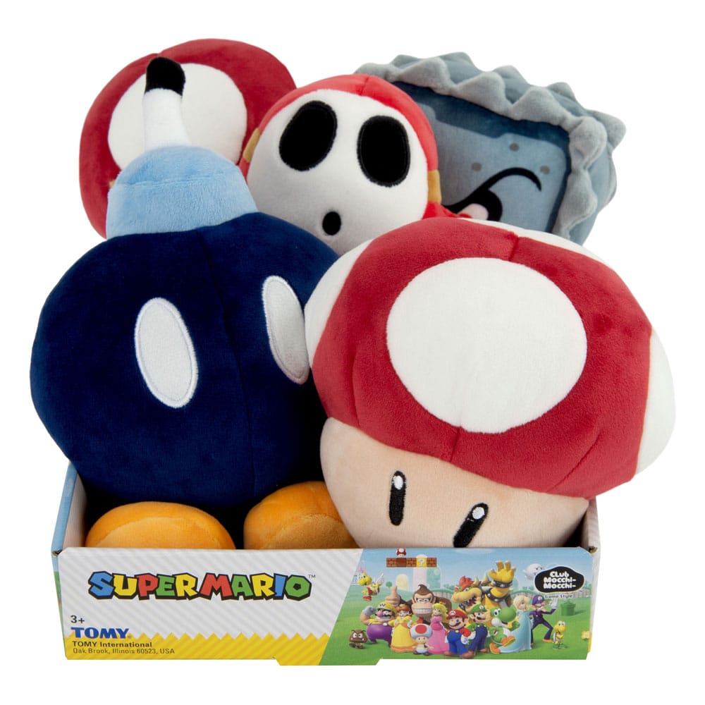 Super Mario Junior Wave Ten Mocchi Mocchi Plush Figures Fifteen Centimeters Mixed Set