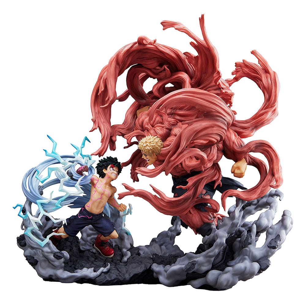 My Hero Academia Izuku Midoriya vs Muscular My Hero Academia Super Situation PVC Statue 30 cm
