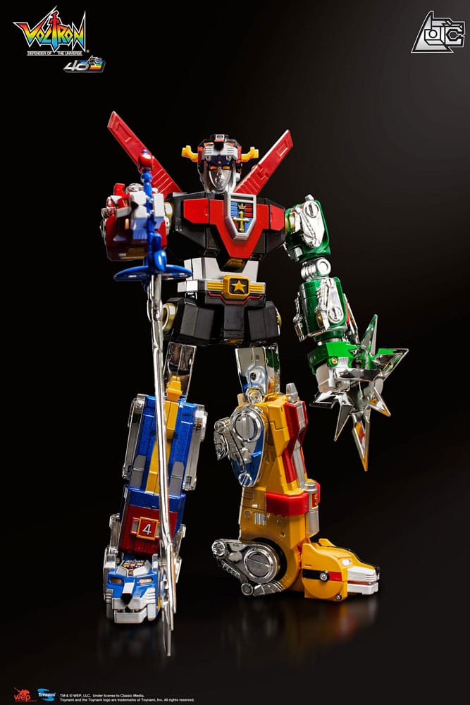 Voltron 40th Anniversary Voltron Action Figure Collector Edition Gift Set 27 cm