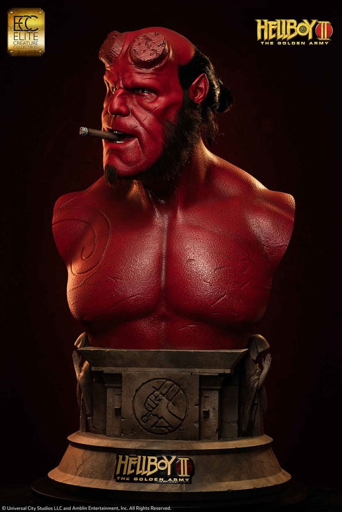 Elite Creature Collectibles Hellboy Hellboy II: The Golden Army Life-Size Bust 100 cm