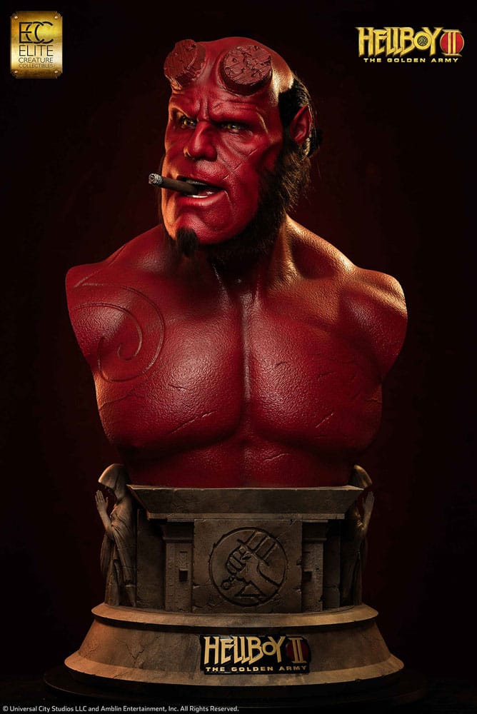 Elite Creature Collectibles Hellboy Hellboy II: The Golden Army Life-Size Bust 100 cm
