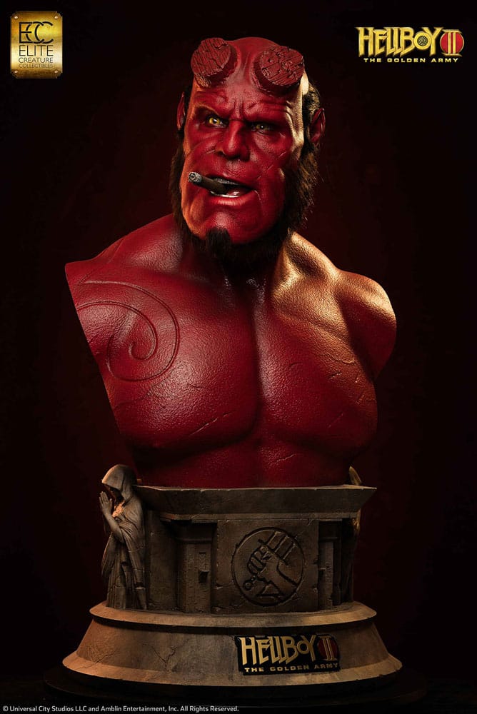 Elite Creature Collectibles Hellboy Hellboy II: The Golden Army Life-Size Bust 100 cm