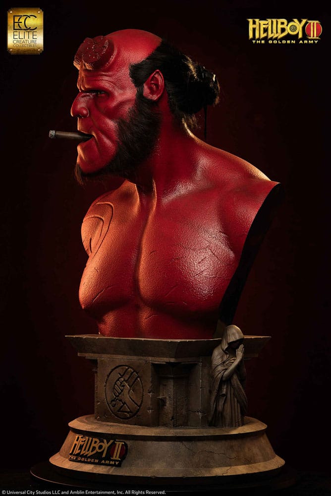 Elite Creature Collectibles Hellboy Hellboy II: The Golden Army Life-Size Bust 100 cm