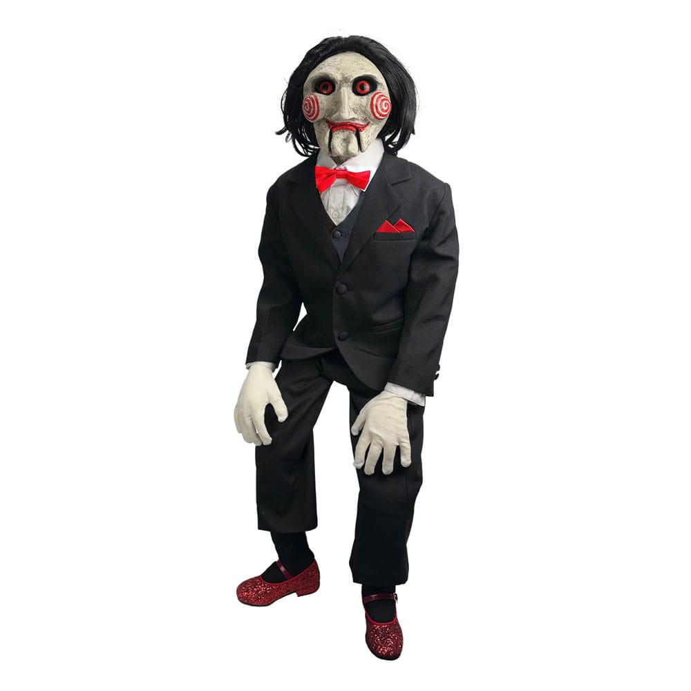 Saw Billy the Puppet Saw Stripe Puppet Prop Marionette Figure 119 cm