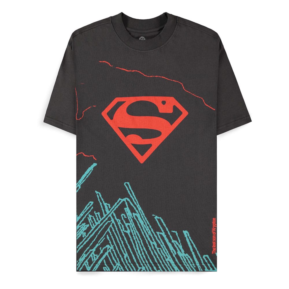 Superman Dark Grey son of Krypton DC Comics T-Shirt