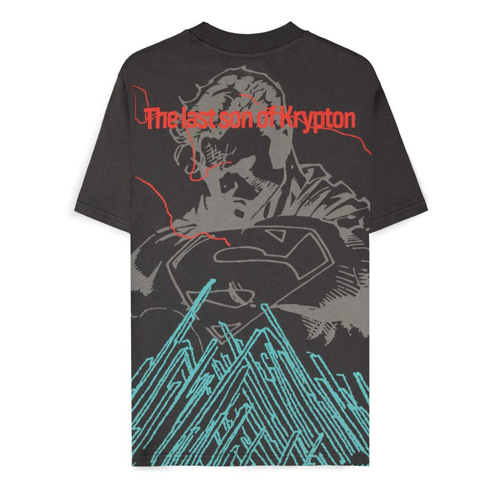 Superman Dark Grey son of Krypton DC Comics T-Shirt