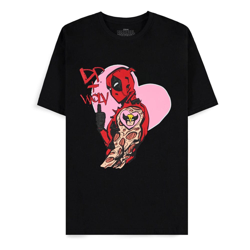 Deadpool I Heart You Deadpool T-Shirt Size XL