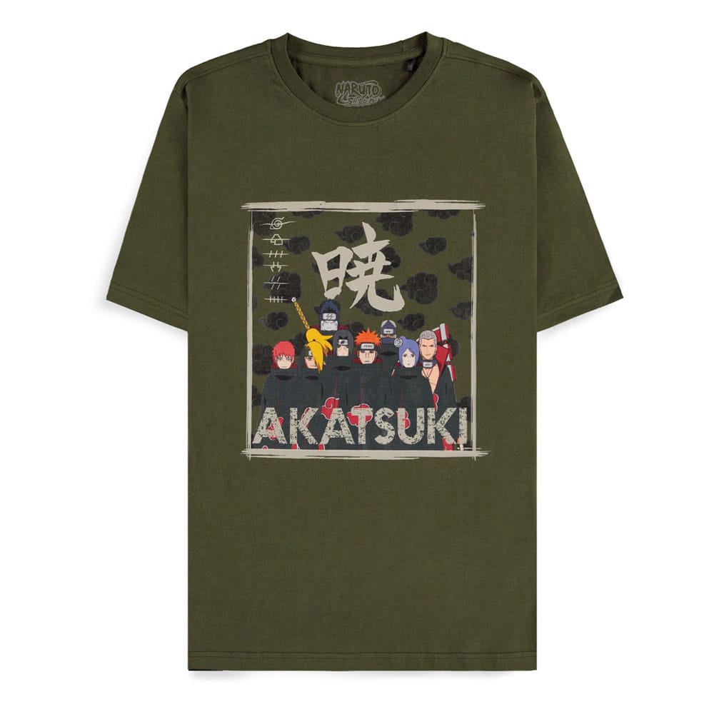 Naruto Shippuden Akatsuki Clan T Shirt Size Double Extra Large