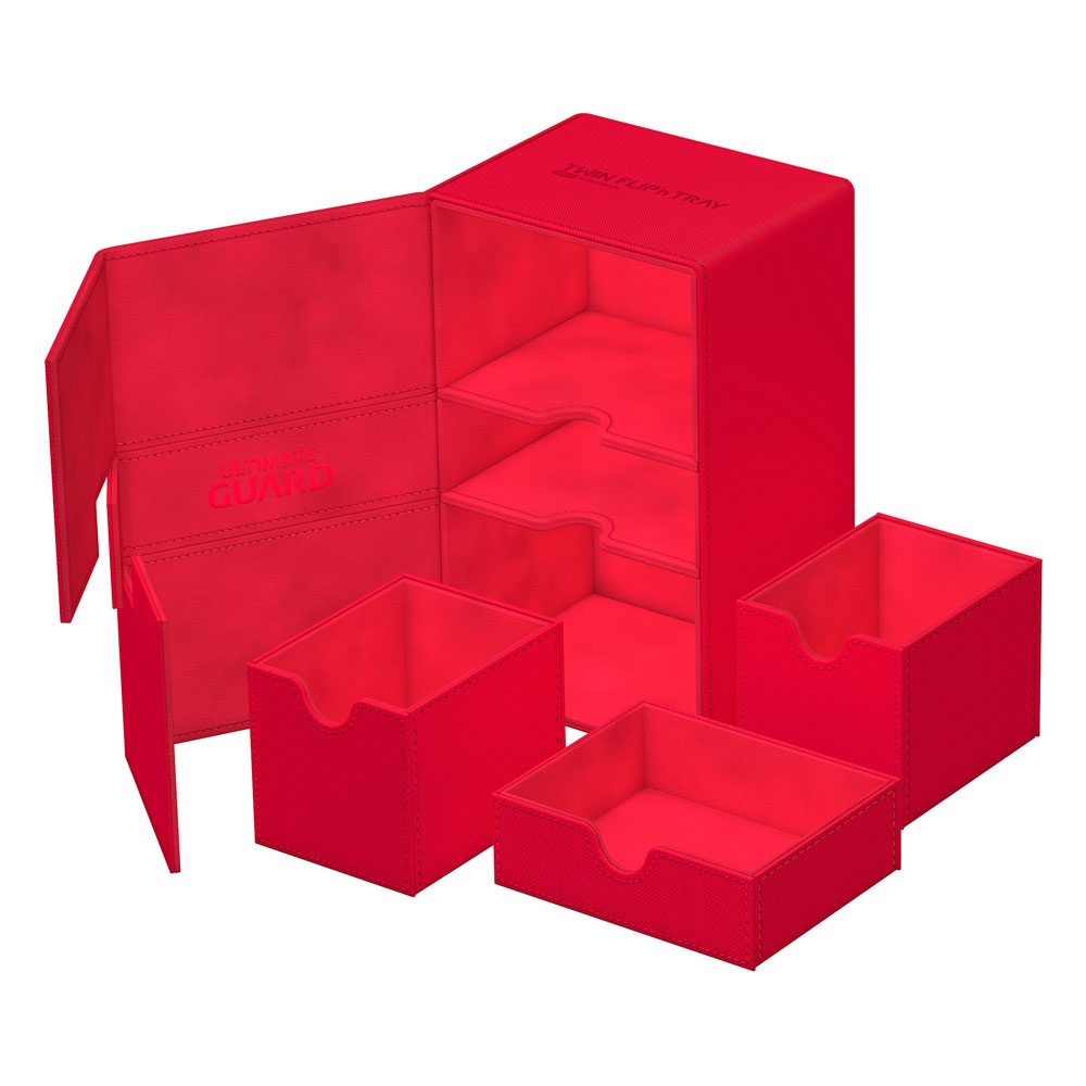 Ultimate Guard Twin FlipnTray Red 160 Plus Xenoskin