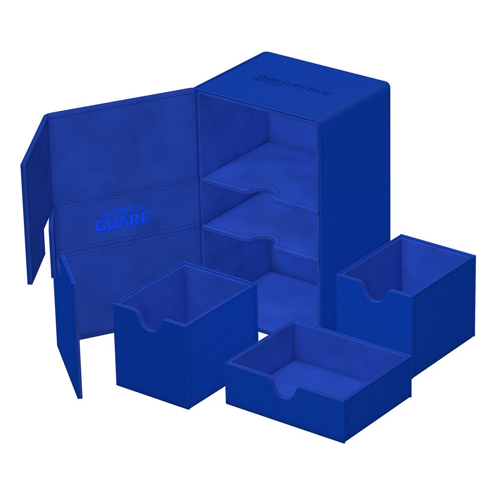 Ultimate Guard Twin FlipnTray Blue 160 Plus Xenoskin
