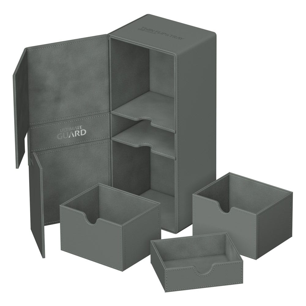 Ultimate Guard Grey Twin Flip n Tray 266 Plus Xenoskin