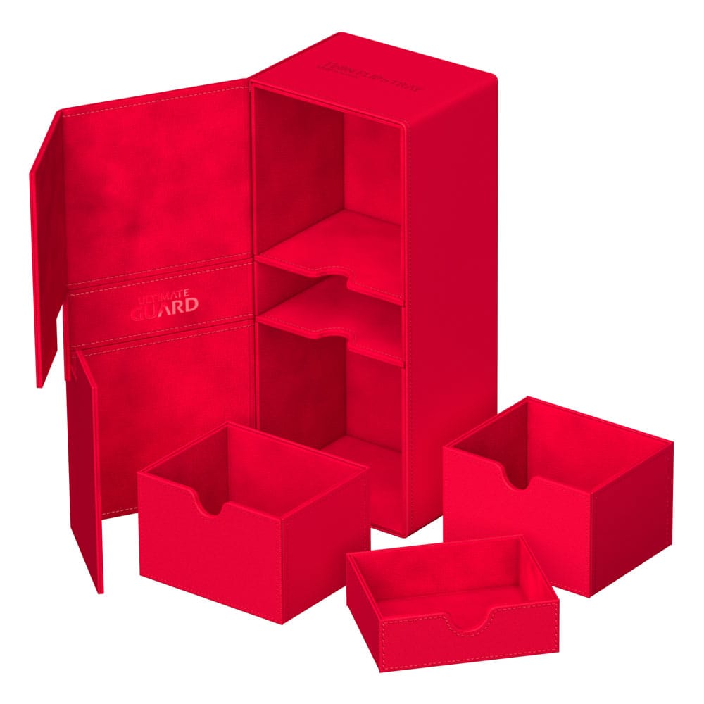 Ultimate Guard Red Twin Flip n Tray 266 Plus Xenoskin