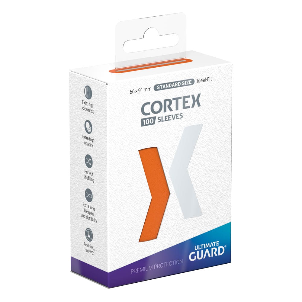 Ultimate Guard Orange Cortex Sleeves Standard Size 100