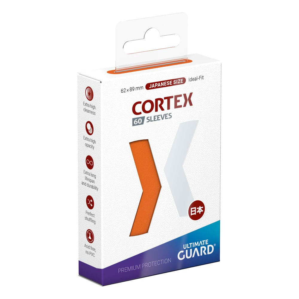 Ultimate Guard Orange Cortex Sleeves Japanese Size 60