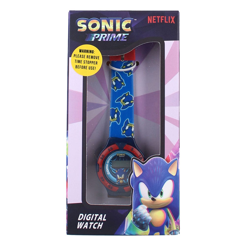 SEGA Sonic the Hedgehog Kids Wristwatch Sonic Time 215 Centimeter