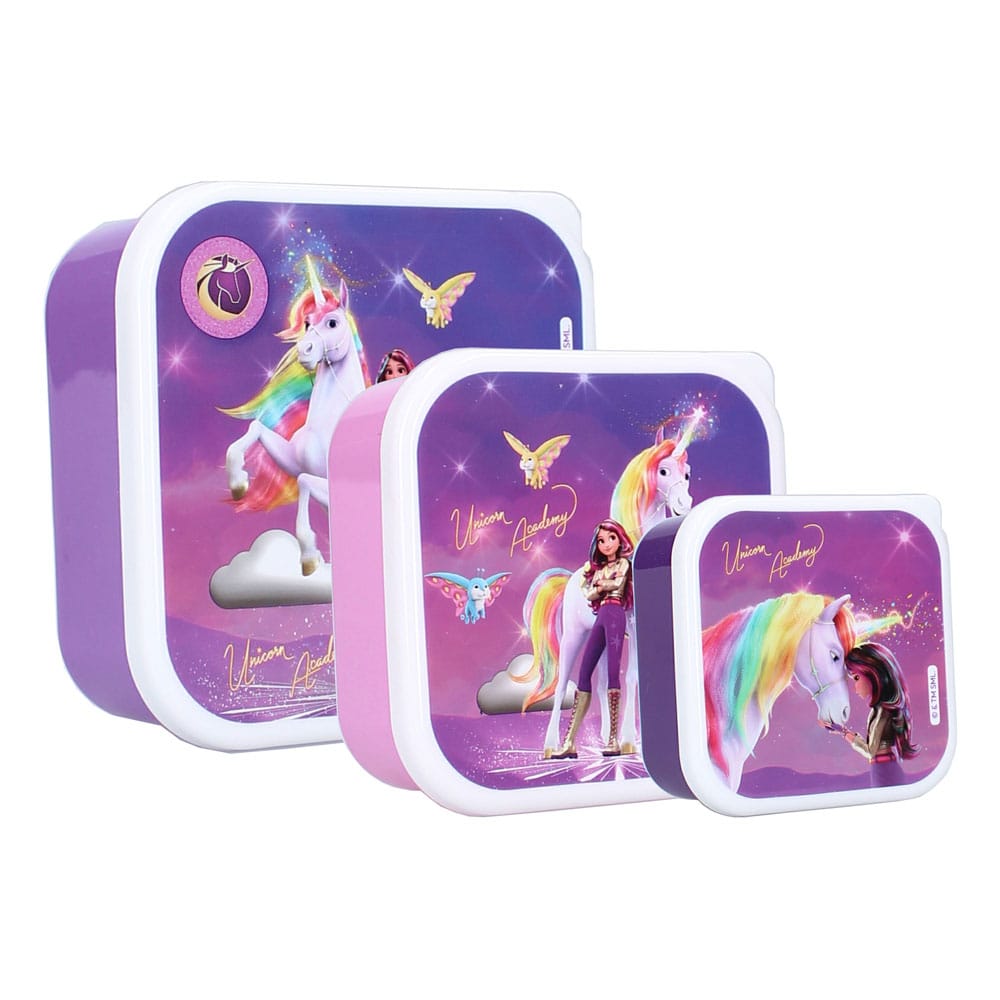 Unicorn Academy Fresh Bites Snack Box Set