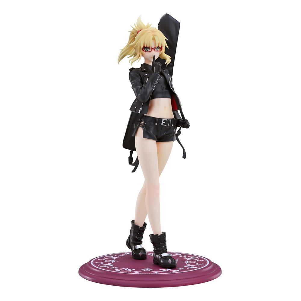 Fate Apocrypha Red Saber Mordred Fate Apocrypha PVC Statue Original Glasses Model 17 Scale 22 cm