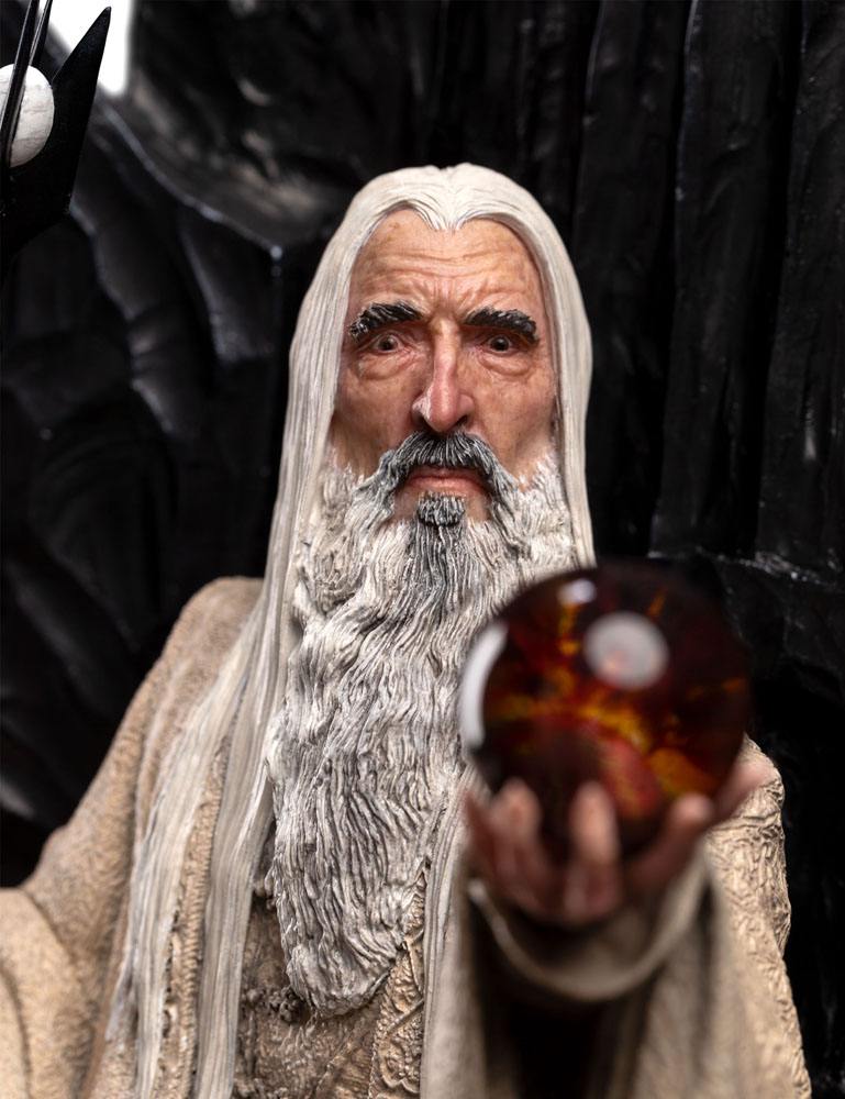 Weta Workshop The Lord of the Rings Saruman The White on Throne 1/6 Scale Limited Edition Statue