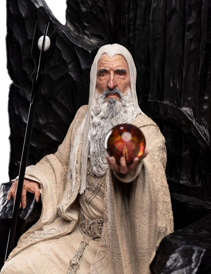 Weta Workshop The Lord of the Rings Saruman The White on Throne 1/6 Scale Limited Edition Statue