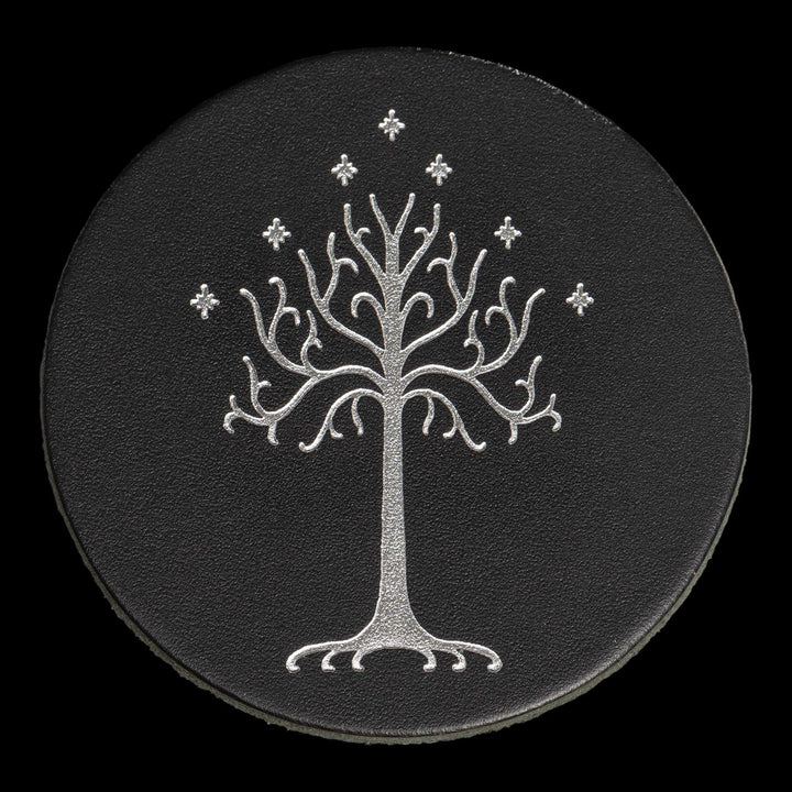 Weta Workshop The Lord of the Rings 4-Pack The White Tree Leather Coasters