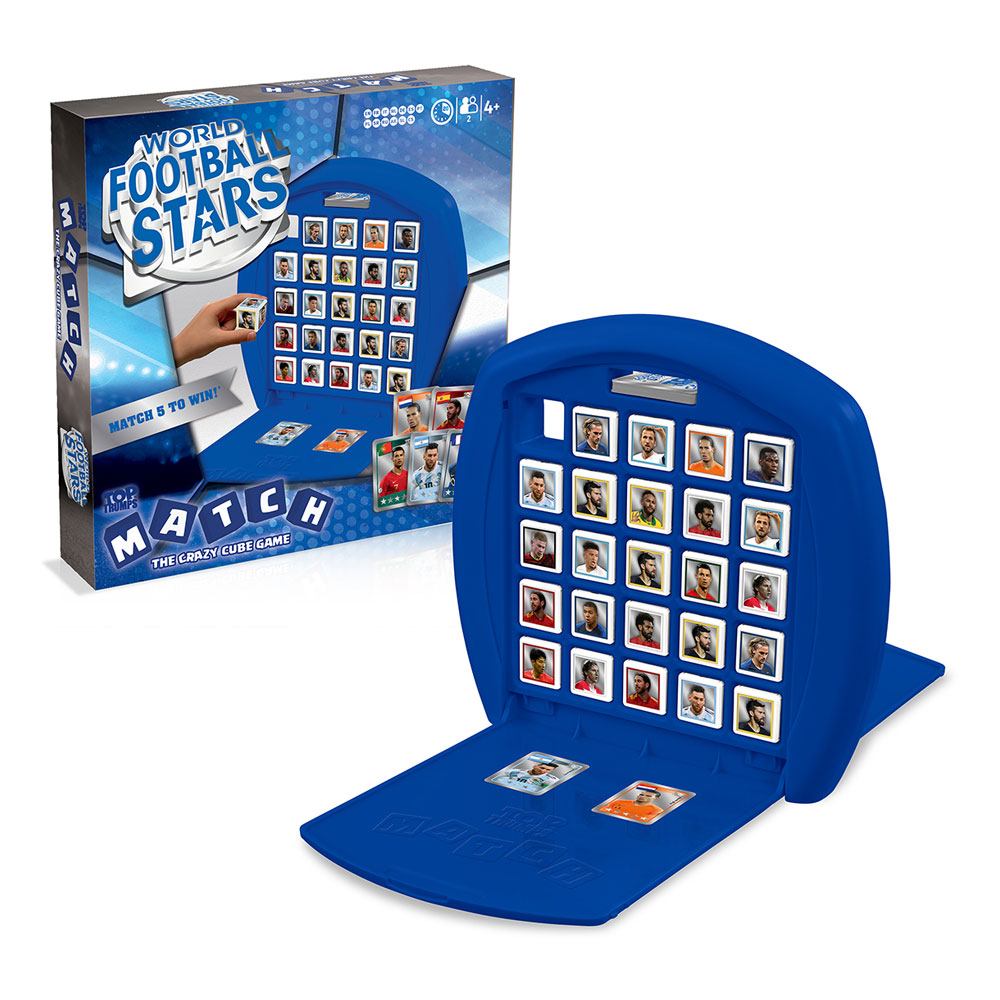 World Football Stars Top Trumps Match World Football Stars Crazy Cube Game