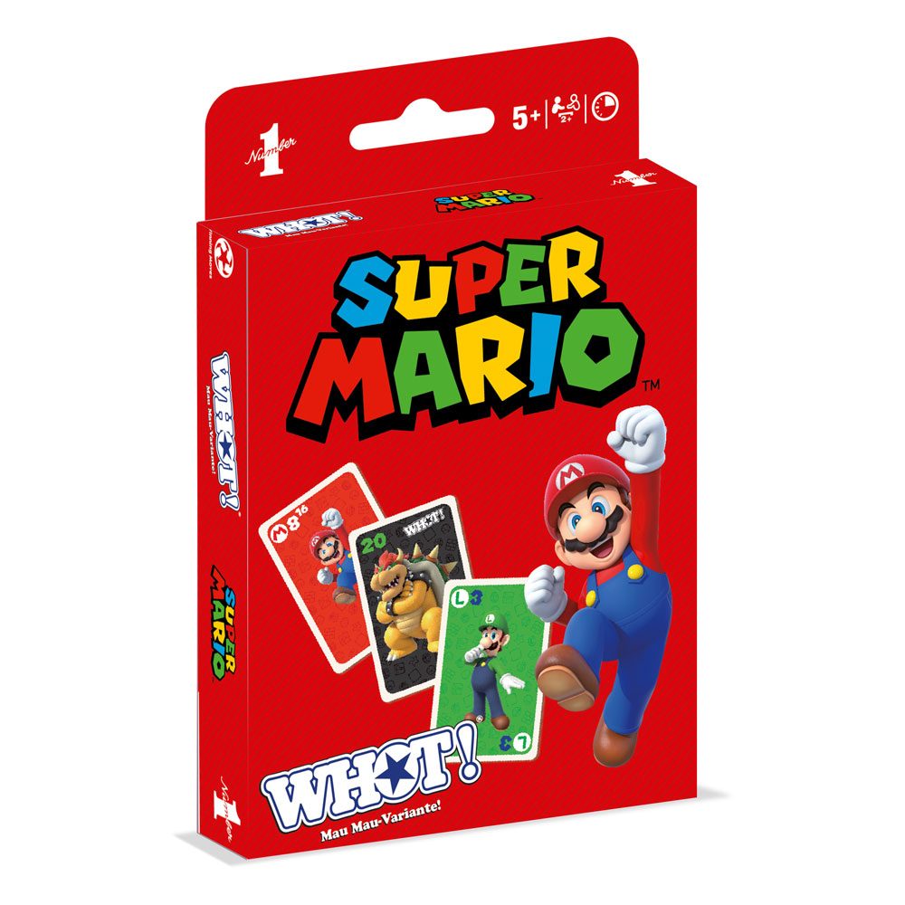Super Mario WHOT Card Game German Version