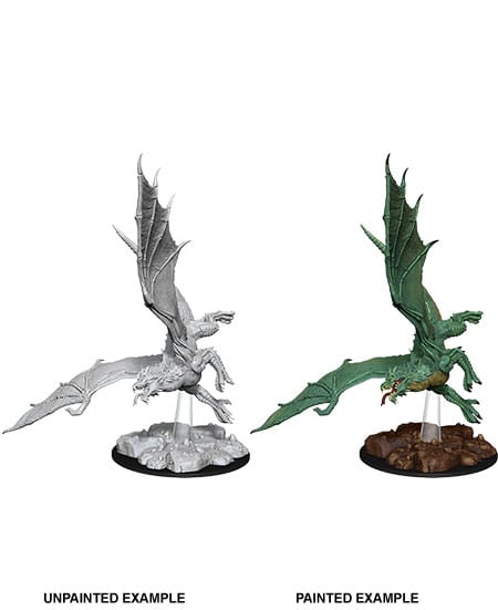 DND Young Bronze Dragon Dungeons and Dragons Unpainted Miniature