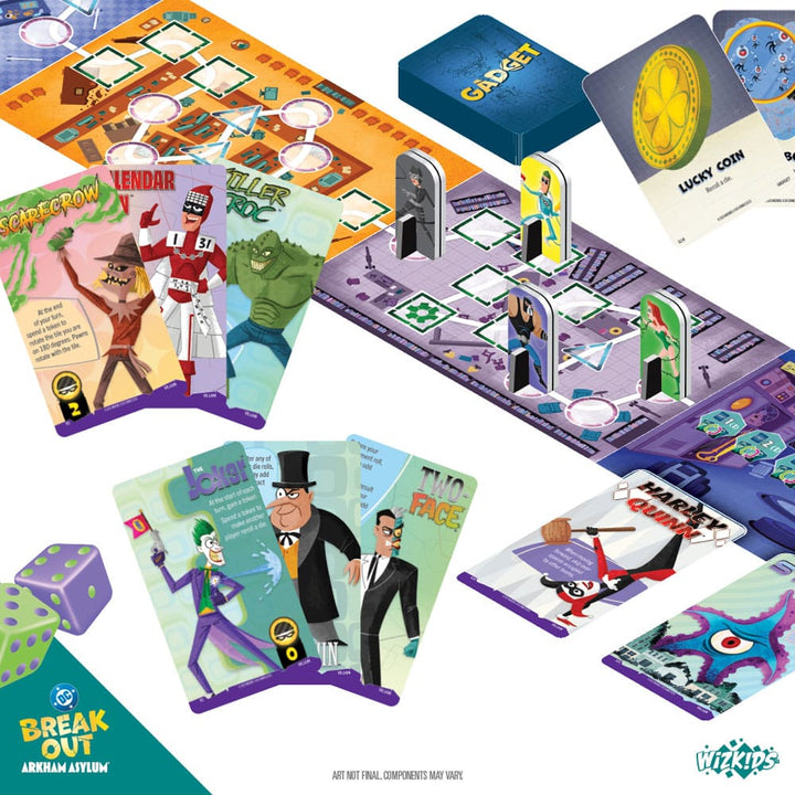 DC Breakout Arkham Asylum Card Game