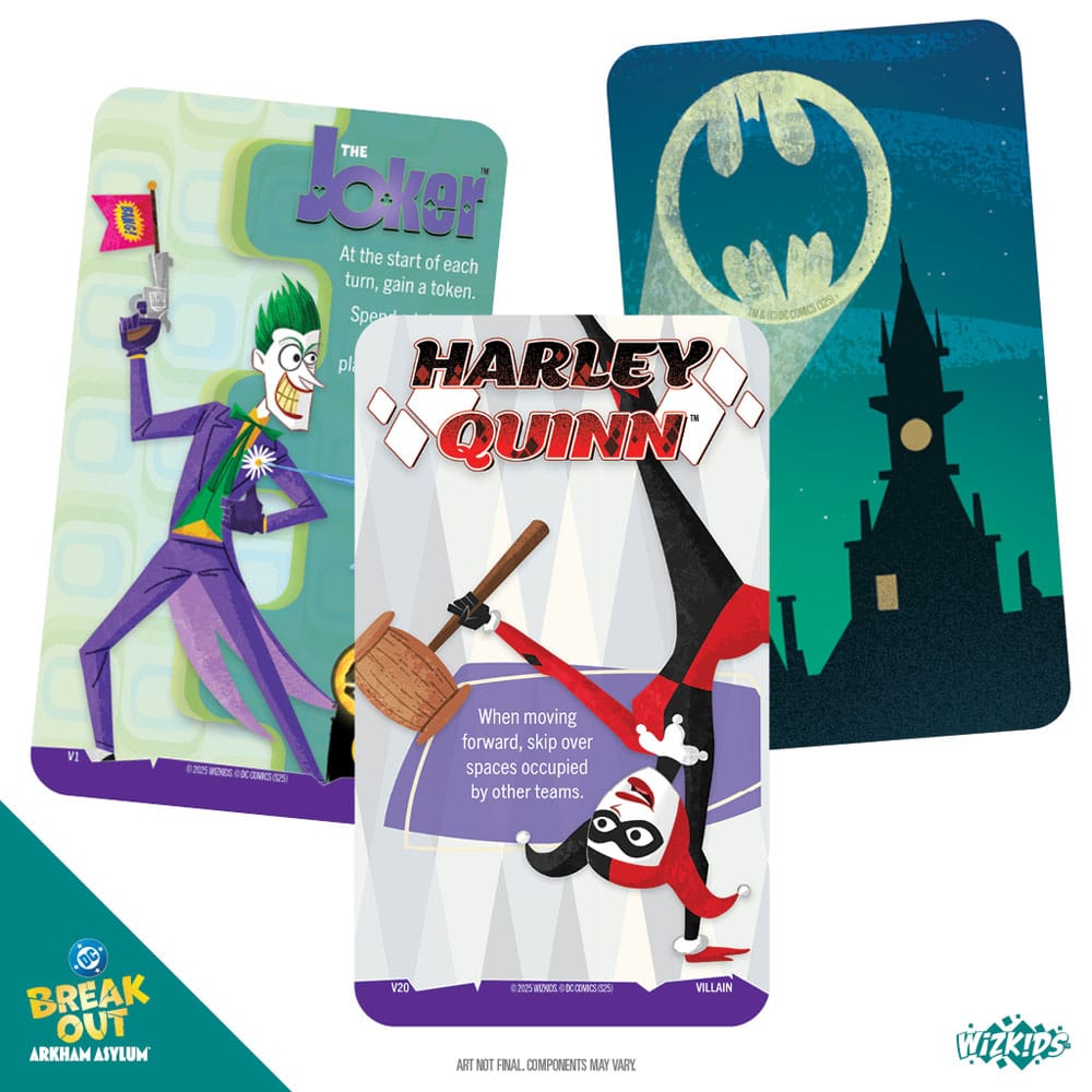DC Breakout Arkham Asylum Card Game