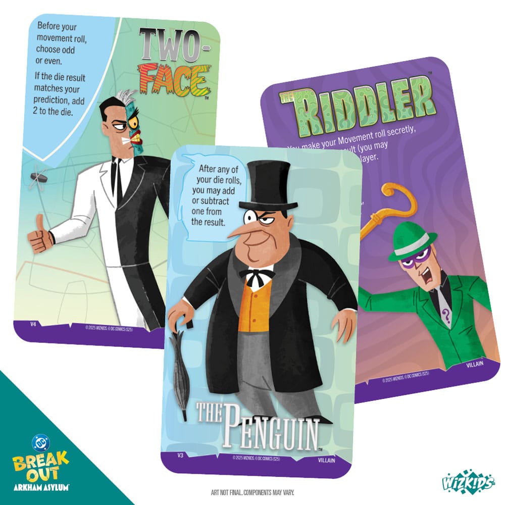 DC Breakout Arkham Asylum Card Game