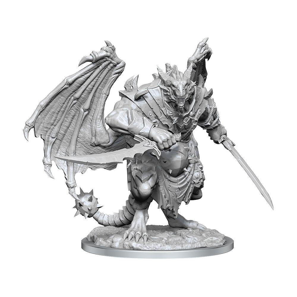 Dungeons and Dragons Draconian Dreadnought Nolzurs Marvelous Miniatures Unpainted Miniature