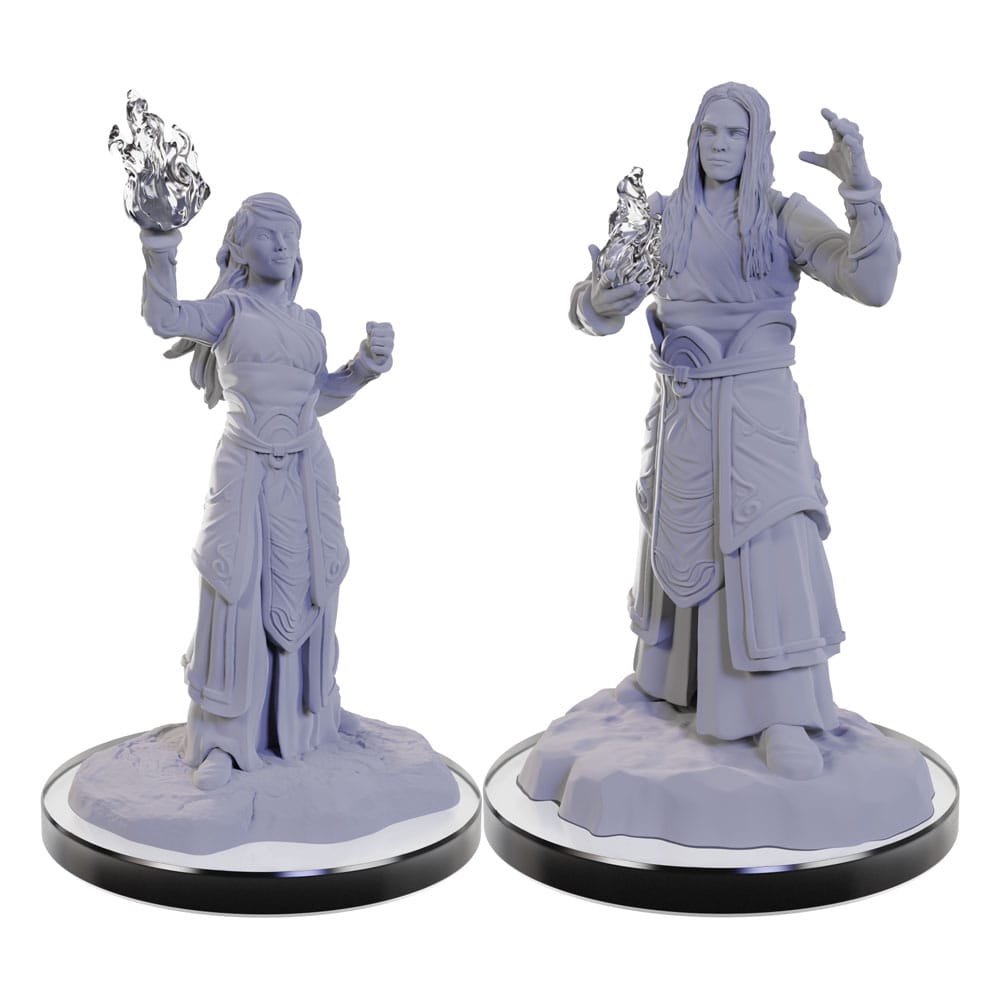 Dungeons and Dragons Elf Wizards Nolzurs Marvelous Miniatures Unpainted Miniature