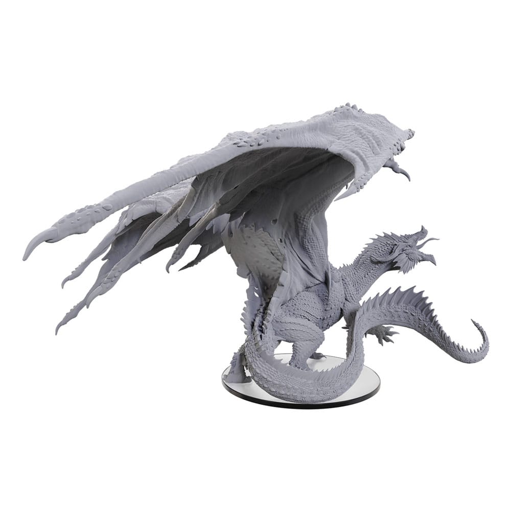 Dungeons and Dragons Adult Red Dragon Tyrant Nolzurs Marvelous Miniatures Unpainted Miniature Eighteen Centimeters