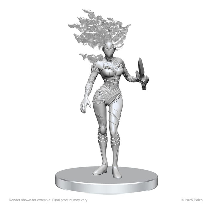 Pathfinder Gargoyle and Shae Deep Cuts Unpainted Miniature Figures