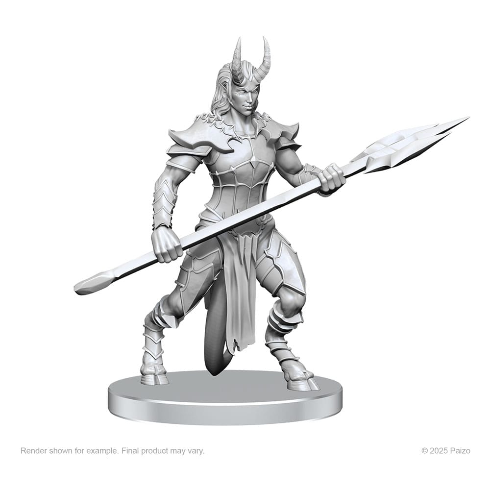 Pathfinder Vordine Infantry Devil and Pitborn Rogue Deep Cuts Unpainted Miniature Figures