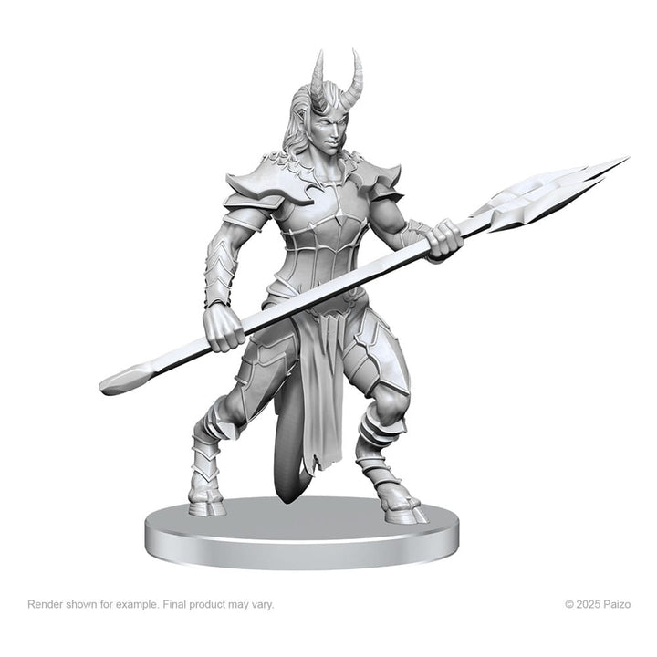 Pathfinder Vordine Infantry Devil and Pitborn Rogue Deep Cuts Unpainted Miniature Figures