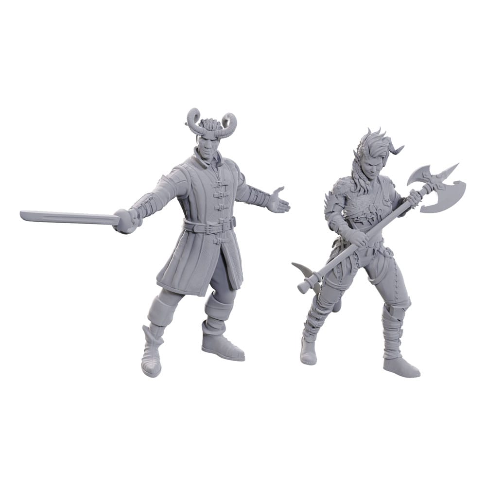 Dungeons and Dragons Wyll and Karlach Nolzurs Marvelous Miniatures Unpainted Miniature