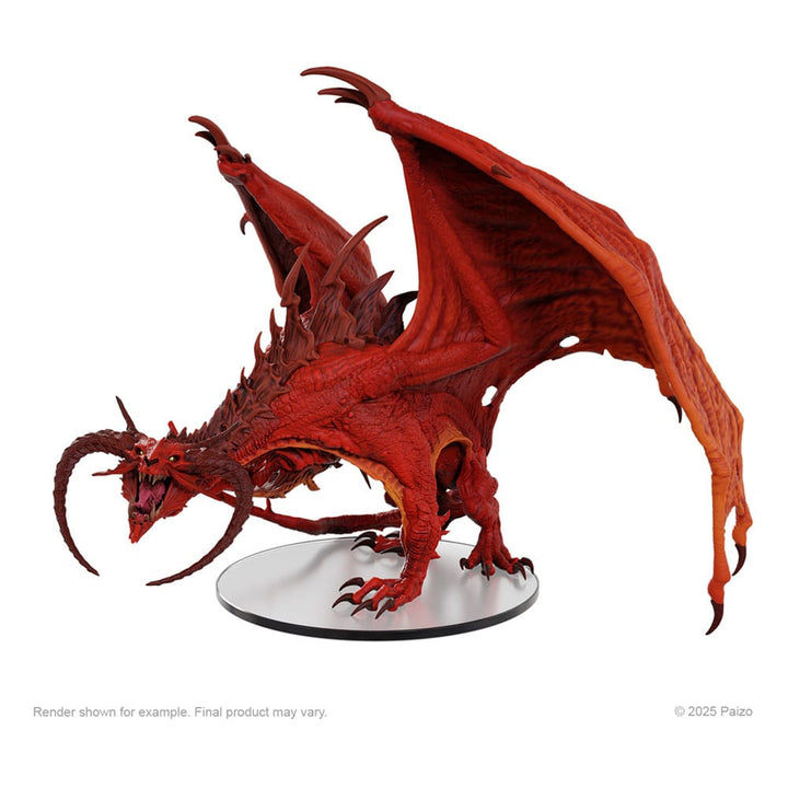 Pathfinder Battles Adult Diabolic Dragon Pathfinder Prepainted Miniature Figure
